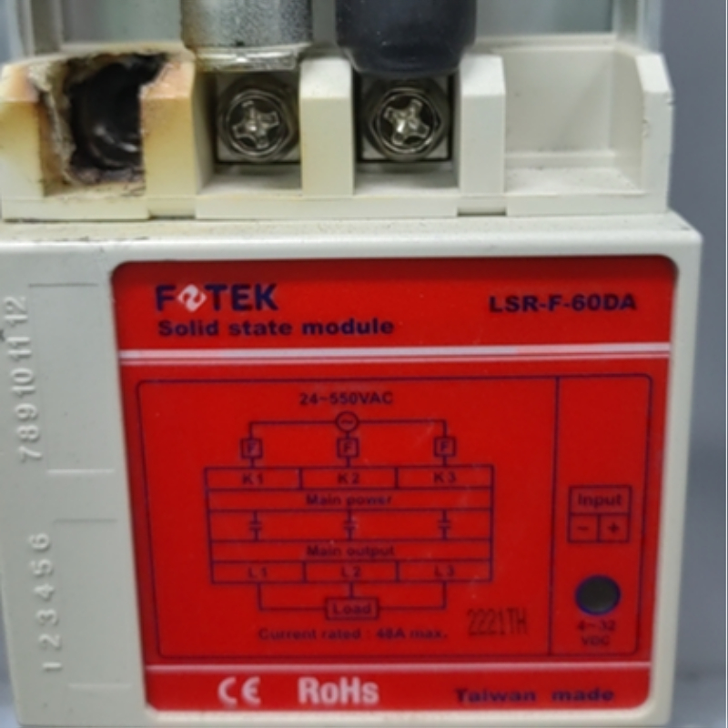LSR-F-60DA台灣陽明FOTEK固态繼電(diàn)器加強散熱型